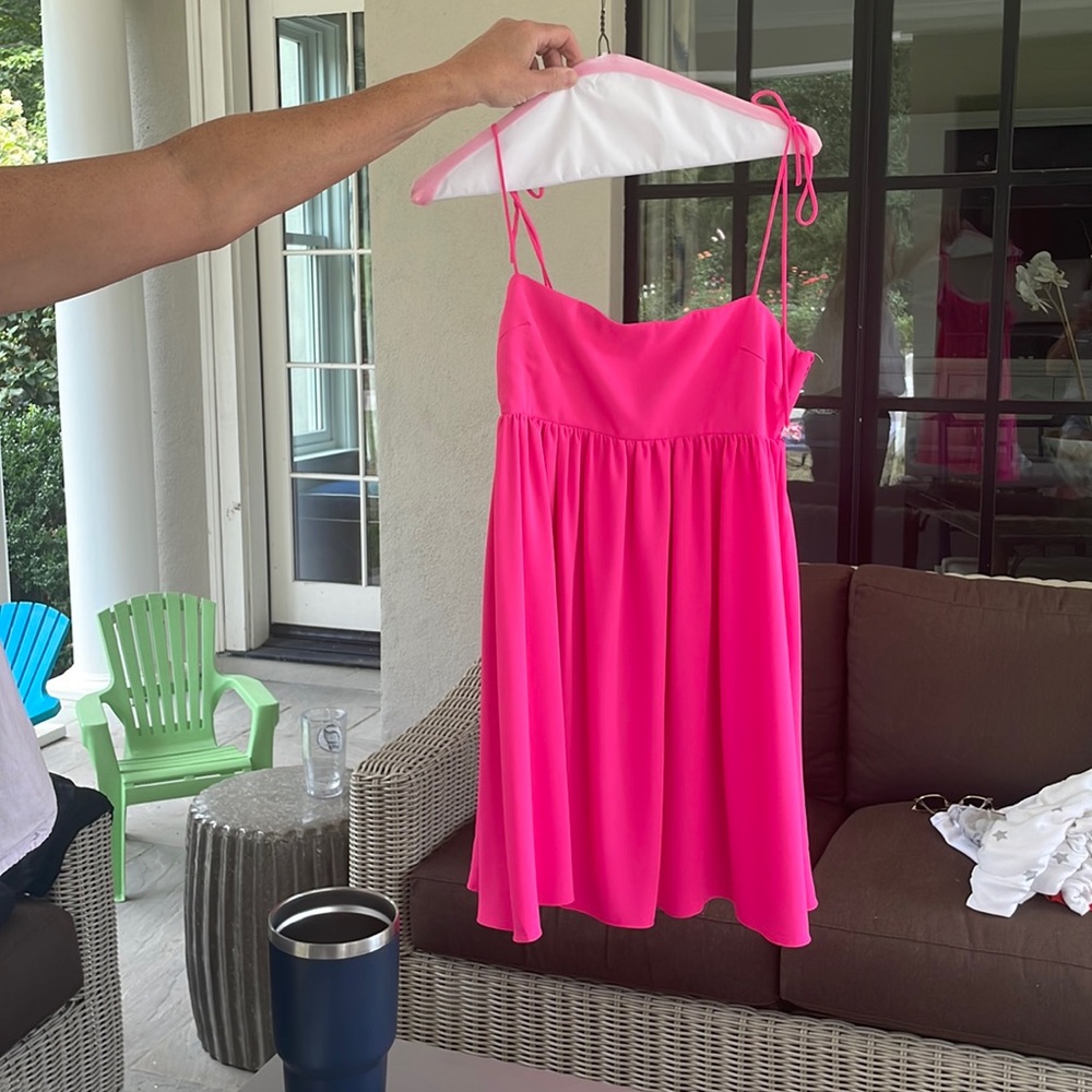 Beautiful hot pink dress